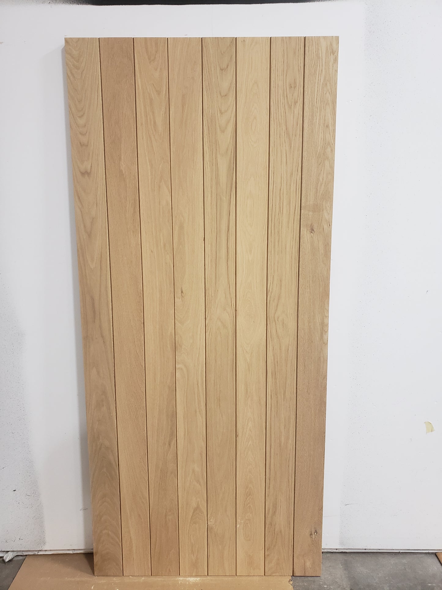 Solid Vertical Slat Door