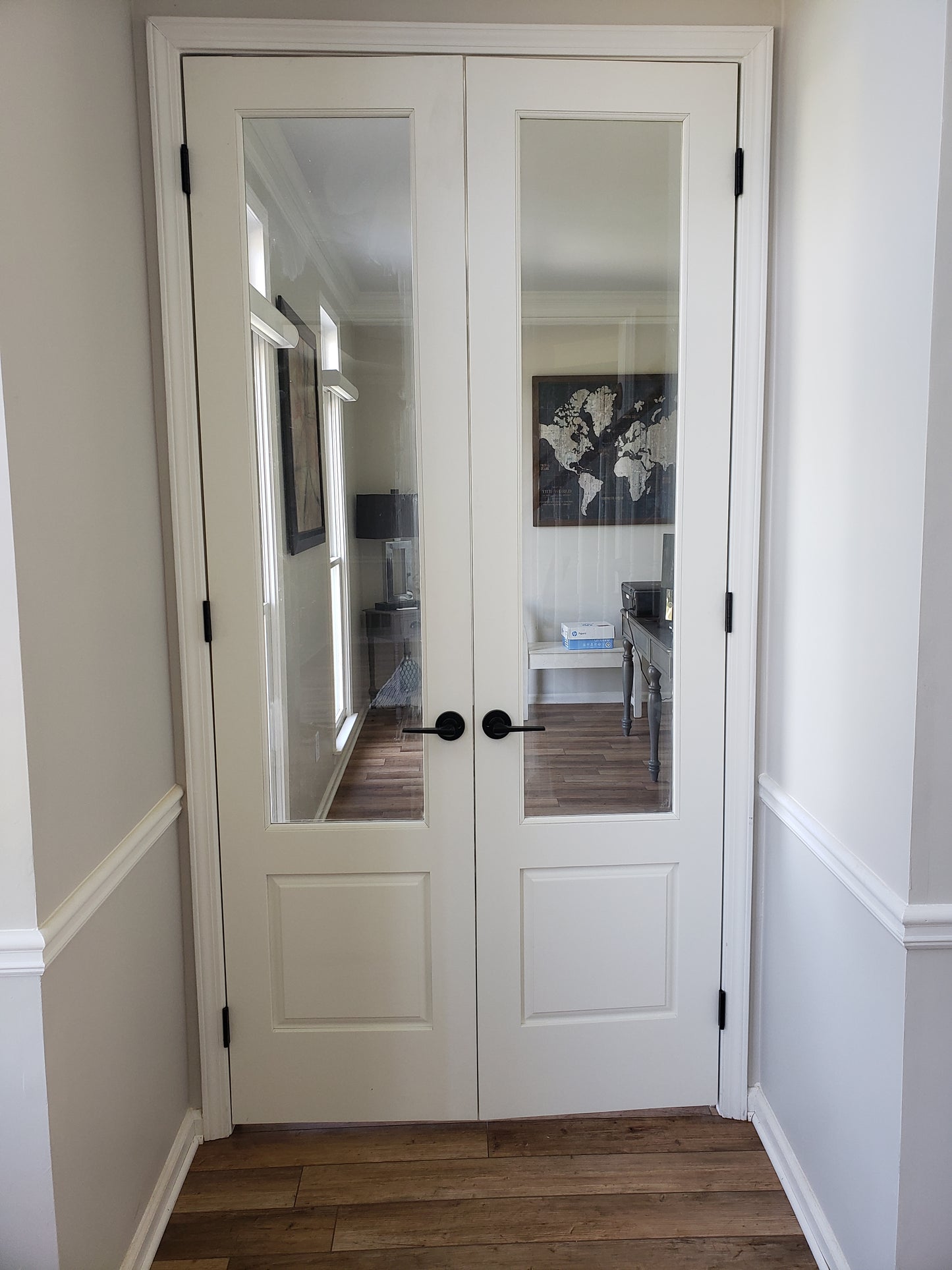 Low Half Lite Raised Panel Door