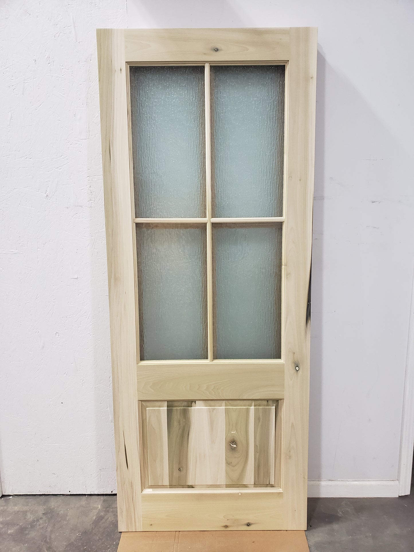 Four Lite Raised Panel Door