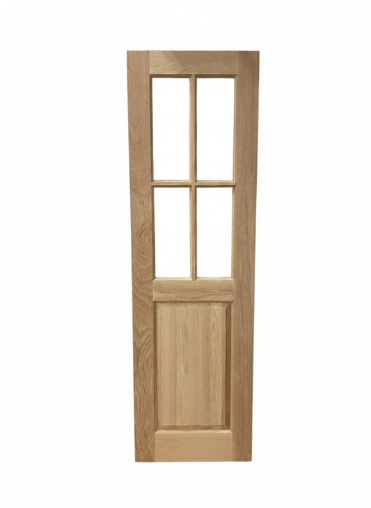 Half Four Lite Raised Panel Door | Traditional Light-Balancing Design