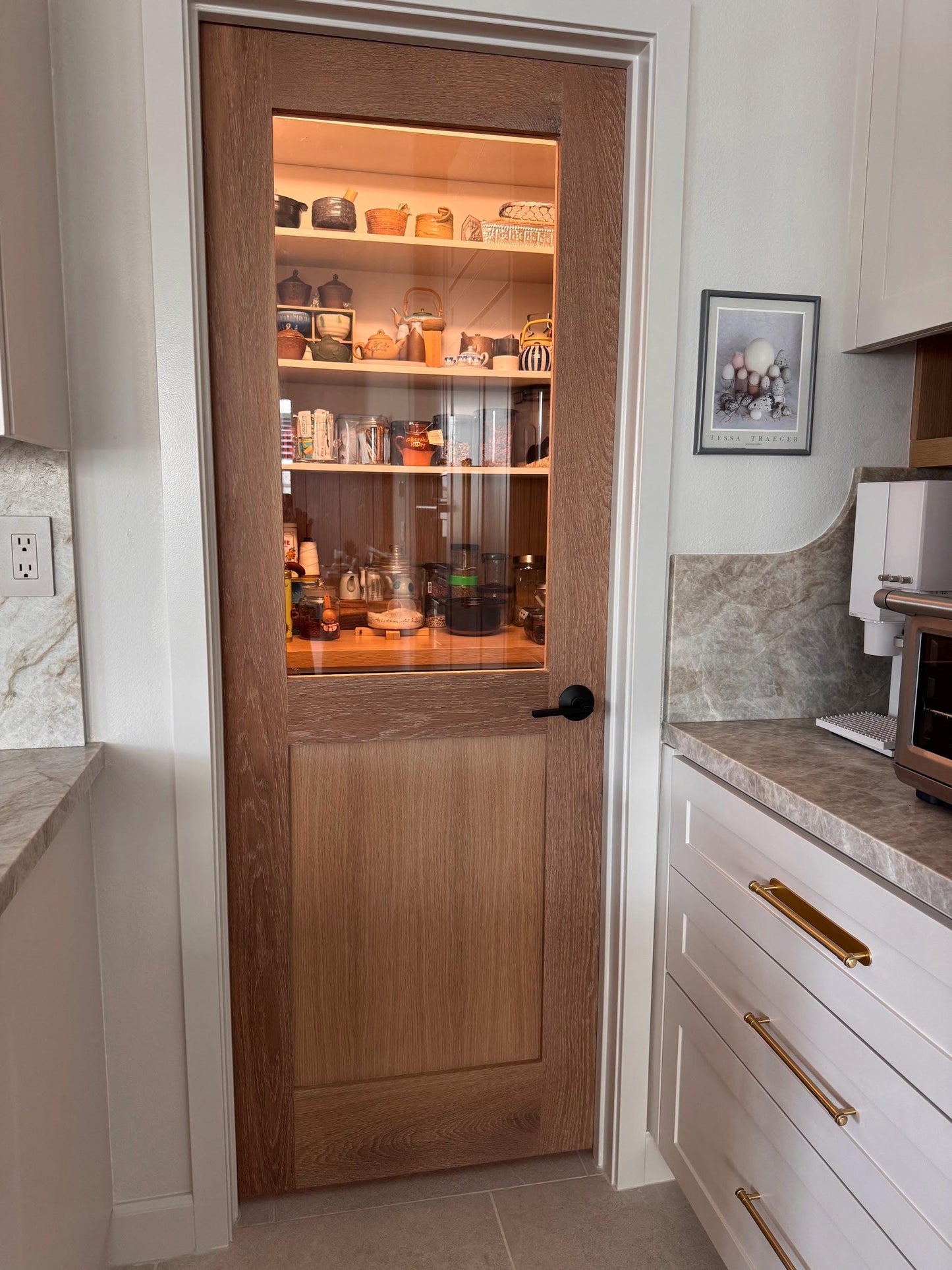 Shaker Half Lite Door | Modern Flat Panel Interior Door